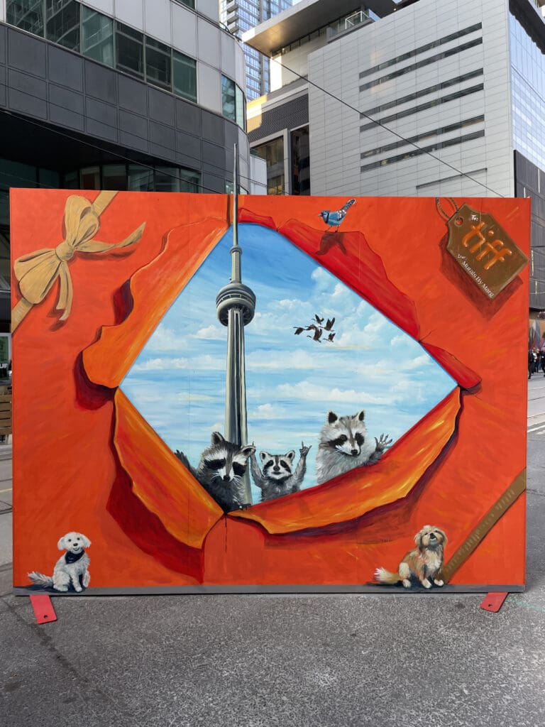 Artist: Murals by Marg. 2022 StARTatTIFF Art Walk. StreetARToronto. Toronto International Film Festival. Toronto, ON